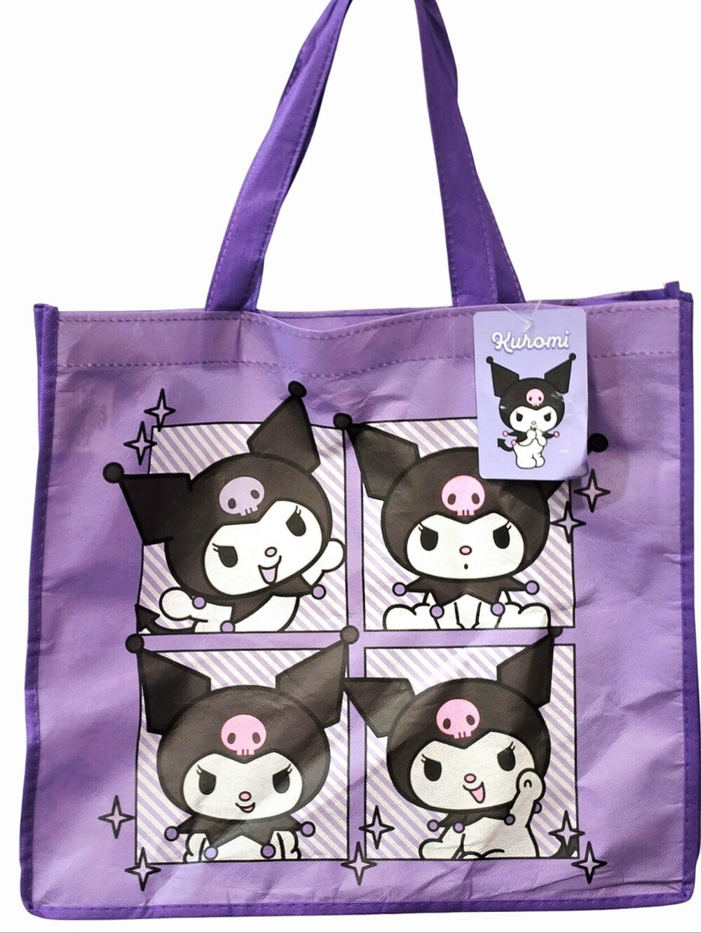 Sanrio Kuromi Canvas Shopper Tote/Gift Bag